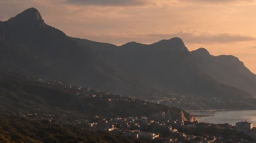 The Twelve Apostles and Camps Bay at dusk