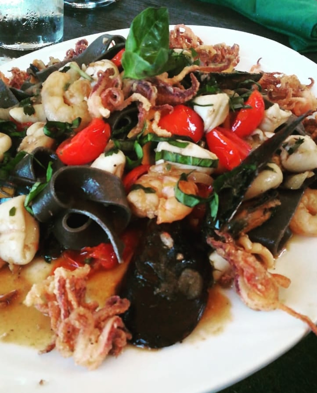 Seafood pasta